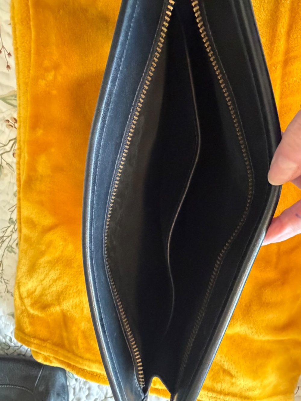 Michael Green Seattle Handmade Leather Clutch Envelope Bag - Picture 5 of 5